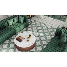Isabella Matt Grey & Green Square Porcelain Tile